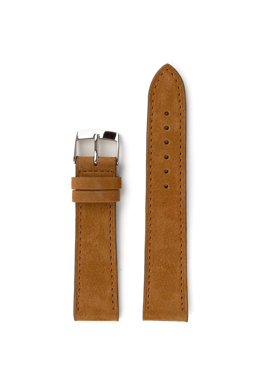 LIC Nubuck Cognac — pasek do zegarka