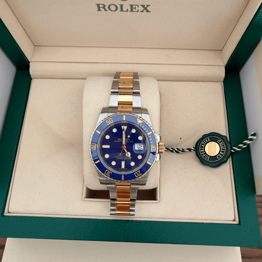 Rolex Submariner Date Bluesy 116613LB в оригинальной коробке Rolex